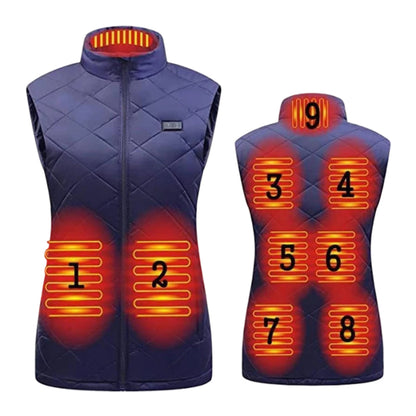 Chaleco Calefactable Mujer Eléctrico Invierno Exterior