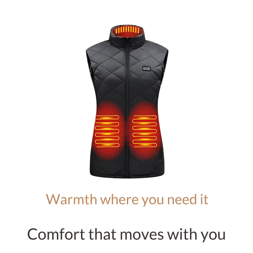 Chaleco Calefactable Mujer Eléctrico Invierno Exterior