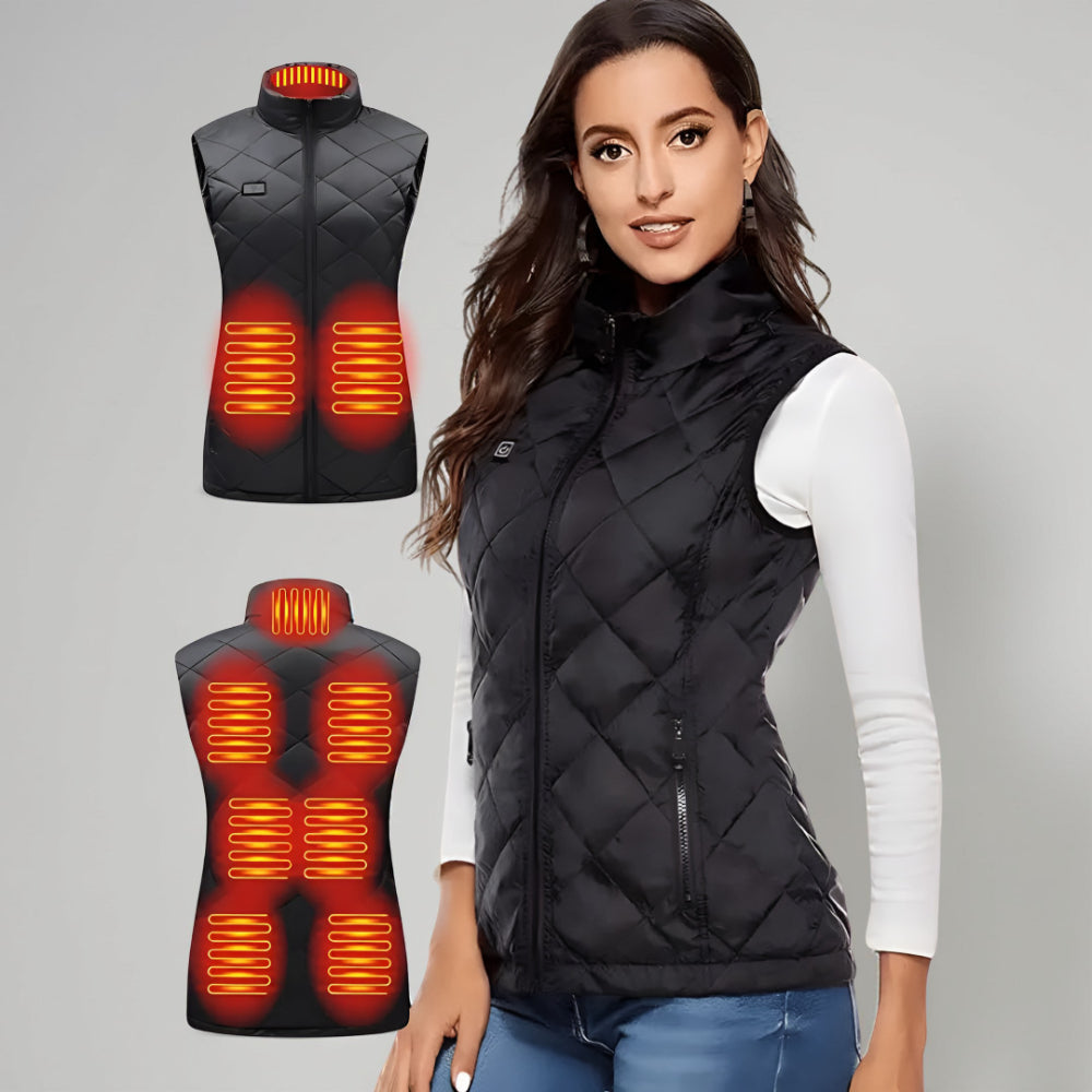 Chaleco Calefactable Mujer Eléctrico Invierno Exterior