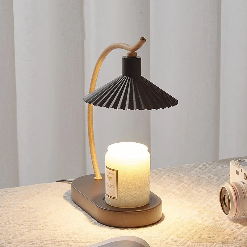 Lámpara calentadora de velas Vanessa | Ambiente nórdico elegante