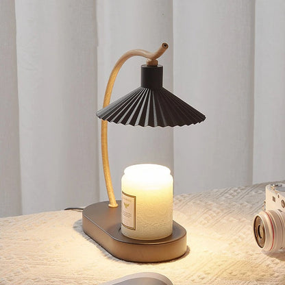 Lámpara calentadora de velas Vanessa | Ambiente nórdico elegante