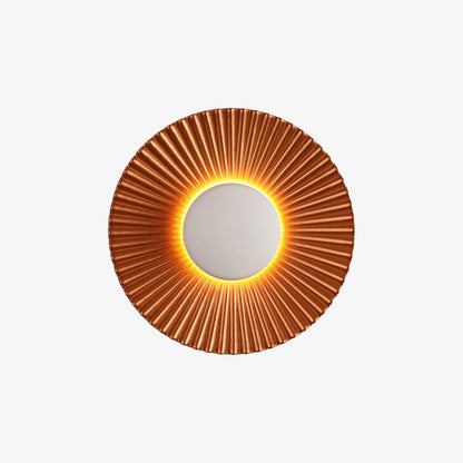Lámpara de Pared Hasna SunRay | Diseño Solar Metálico Moderno