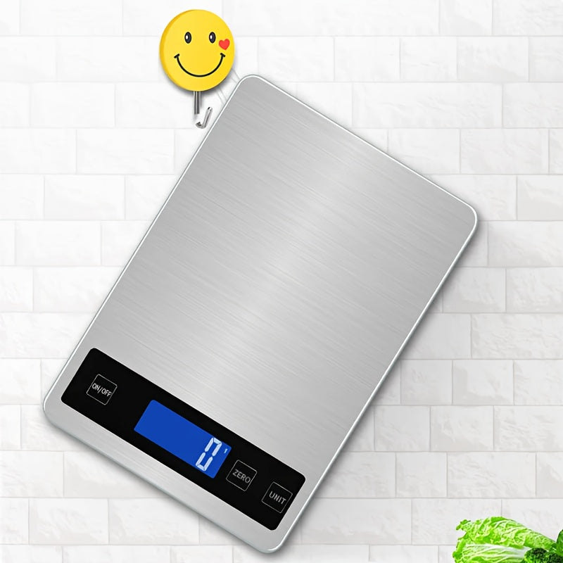 Báscula de Cocina Digital de 15kg | Báscula de Precisión para Alimentos Recargable por USB