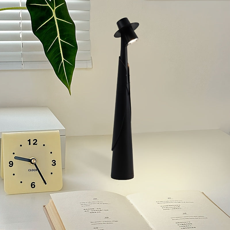 Lámpara de Sombrero LED Recargable Moderna | Lámpara de Escritorio con Toque Creativo