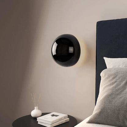 Lámpara de Pared Bauhaus Eclipse | Luz de Arte Moderna con Acabado Dorado