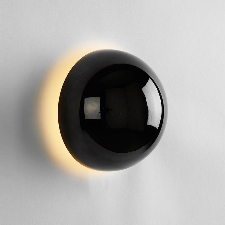 Lámpara de Pared Bauhaus Eclipse | Luz de Arte Moderna con Acabado Dorado
