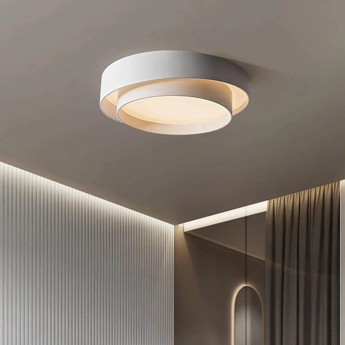Lámpara de Techo LED Redonda Nórdica | Diseño Moderno Minimalista