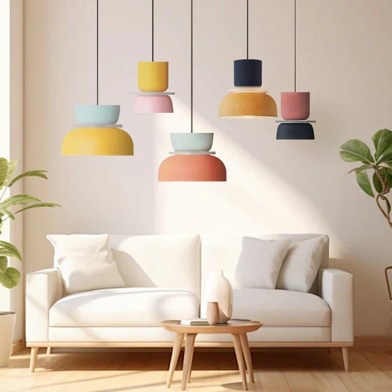 Colección de Lámparas Colgantes Chico | Colorido Nórdico Divertido