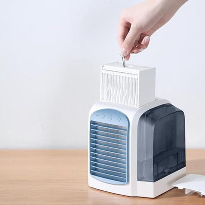 Ventilador portátil oscilante enfriador evaporativo de aire