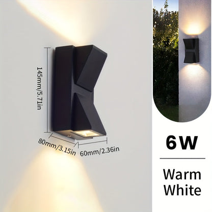 Lámpara de Pared Exterior LED Moderna | Iluminación Decorativa Impermeable 3W / 6W