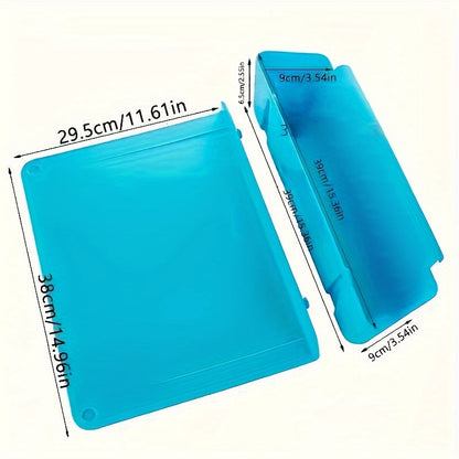 Tabla de cortar 2 en 1 con caja de almacenamiento | Tabla de cocina portátil y soporte para alimentos