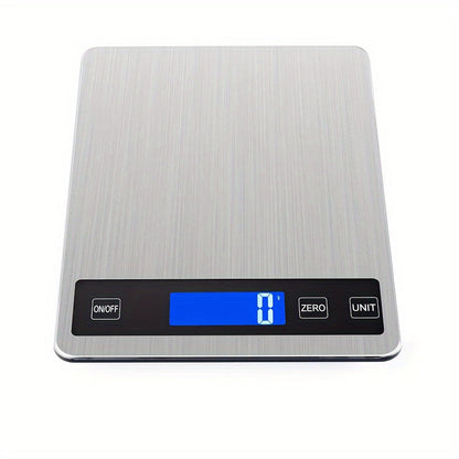 Báscula de Cocina Digital de 15kg | Báscula de Precisión para Alimentos Recargable por USB