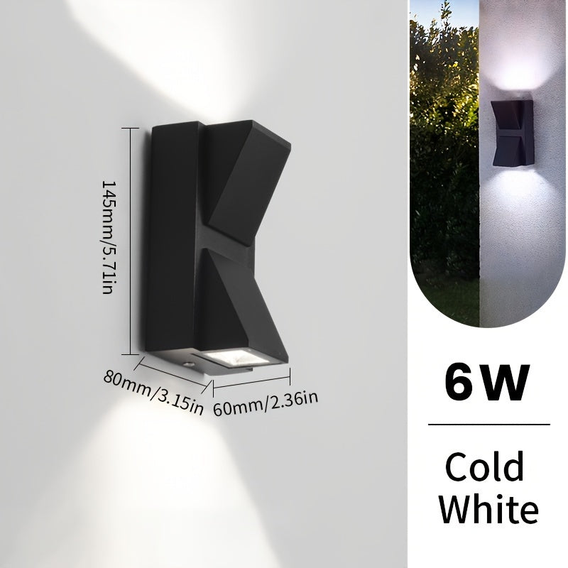 Lámpara de Pared Exterior LED Moderna | Iluminación Decorativa Impermeable 3W / 6W