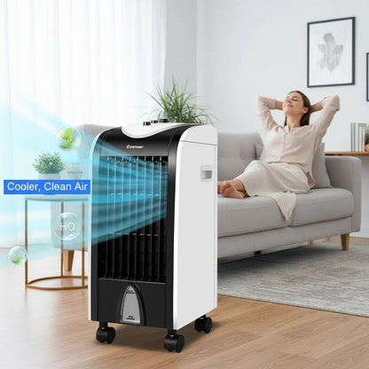Enfriador portátil evaporativo compacto recargable