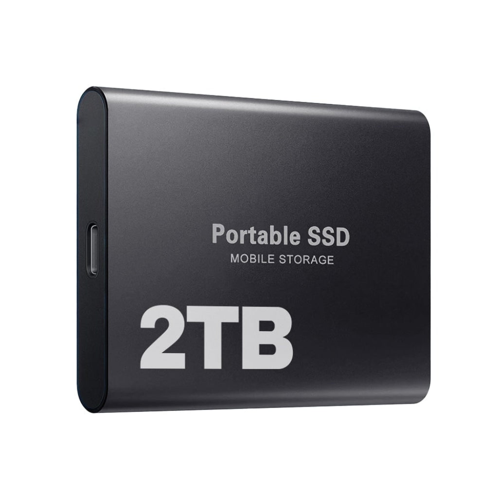 Disco Duro Externo SSD Portátil USB C Almacenamiento Móvil 2TB