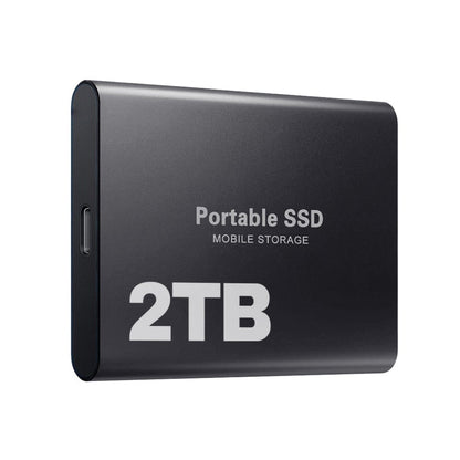 Disco Duro Externo SSD Portátil USB C Almacenamiento Móvil 2TB