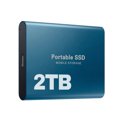 Disco Duro Externo SSD Portátil USB C Almacenamiento Móvil 2TB