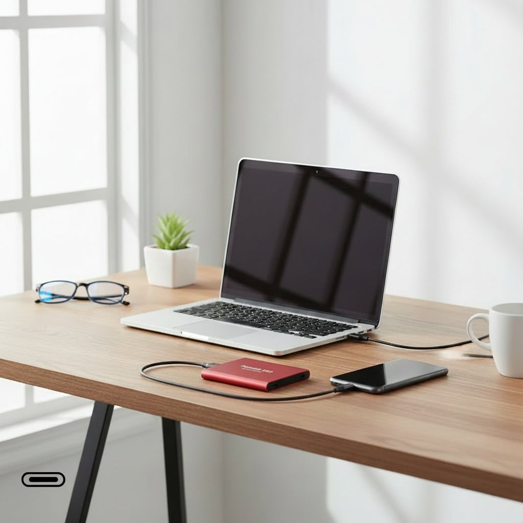 Dispositivo de almacenamiento móvil portátil SSD externo USB