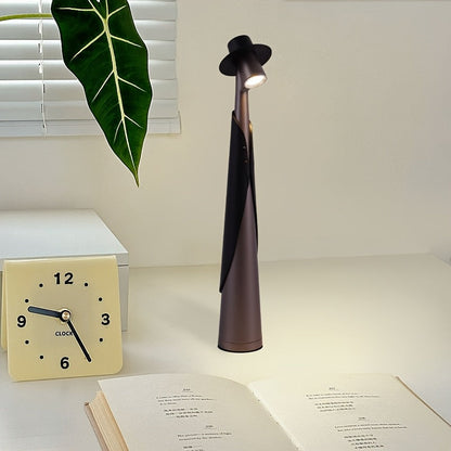 Lámpara de Sombrero LED Recargable Moderna | Lámpara de Escritorio con Toque Creativo