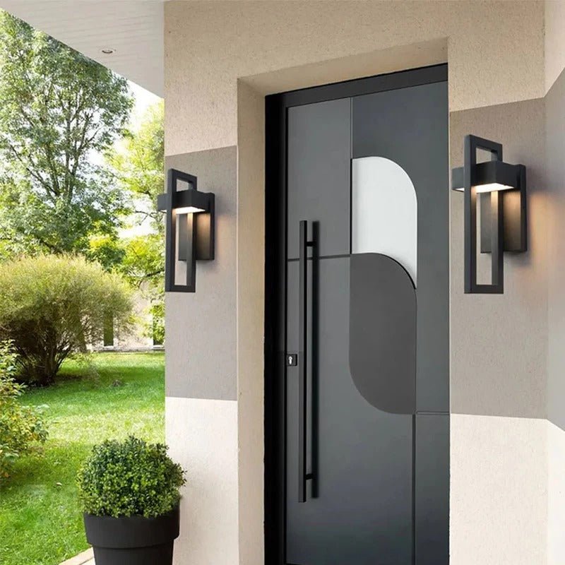 Lámpara de Pared Exterior Moderna | Lámpara de Pared LED de Aluminio Escandinava