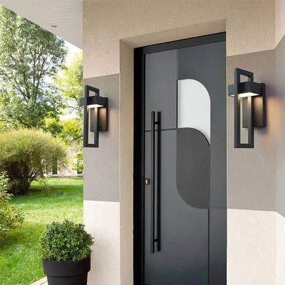 Lámpara de Pared Exterior Moderna | Lámpara de Pared LED de Aluminio Escandinava