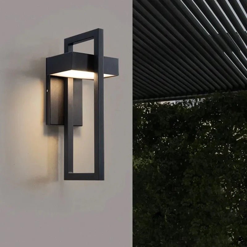 Lámpara de Pared Exterior Moderna | Lámpara de Pared LED de Aluminio Escandinava
