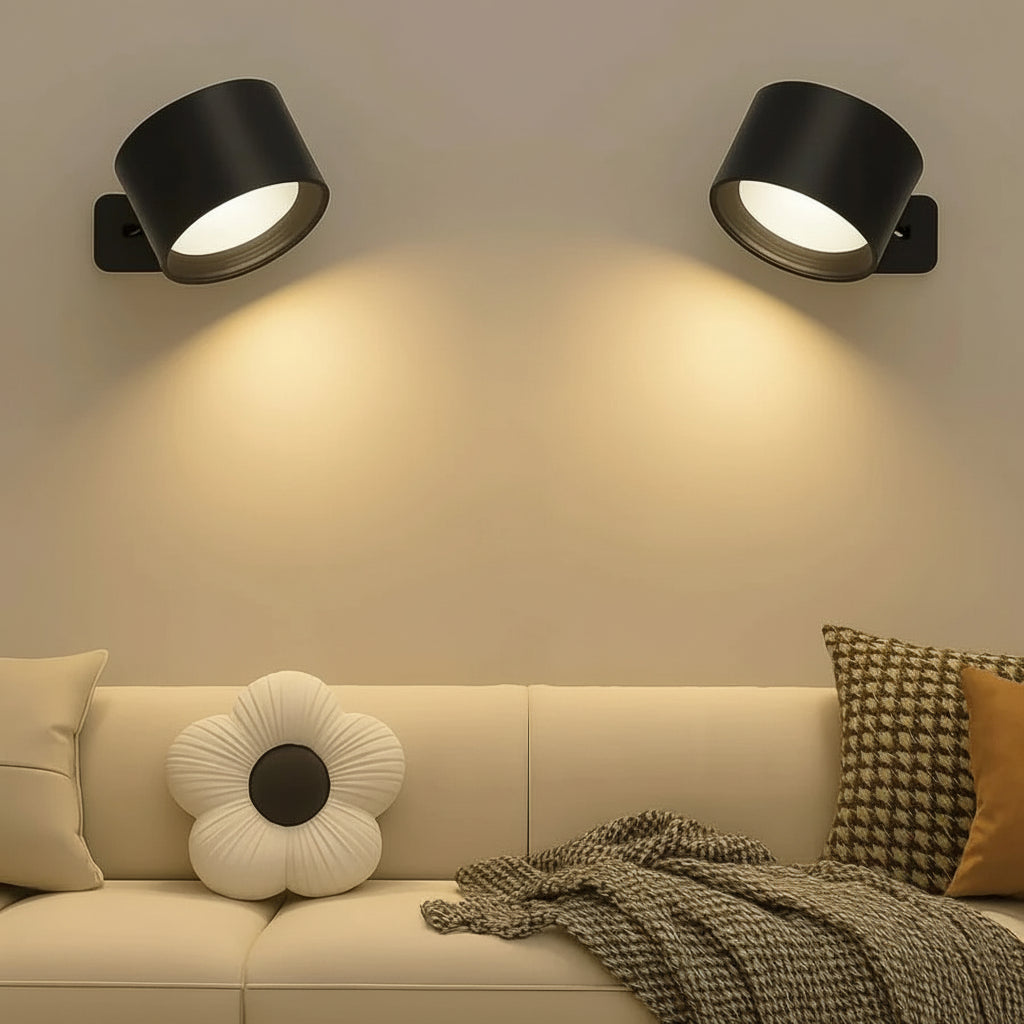 Lámpara Pared LED Recargable Magnética Ajustable
