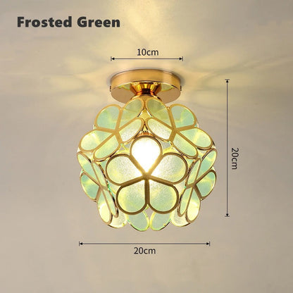 Lámpara de Techo Nordic Petal para Pasillo | Luz Elegante para Corredor y Dormitorio