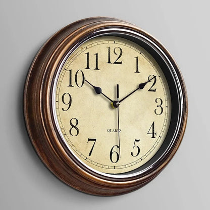 Reloj de Pared Clásico de Madera | Elegancia Vintage Atemporal