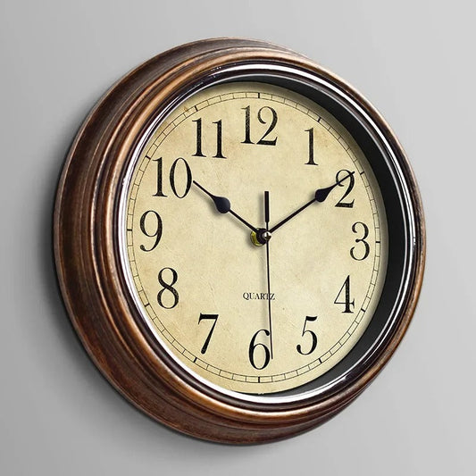 Reloj de Pared Clásico de Madera | Elegancia Vintage Atemporal