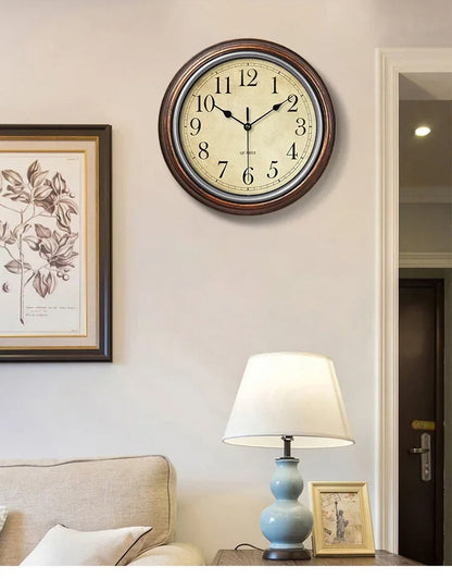 Reloj de Pared Clásico de Madera | Elegancia Vintage Atemporal