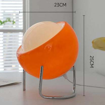 Lámpara de mesa de vidrio Bauhaus | Diseño nórdico retro