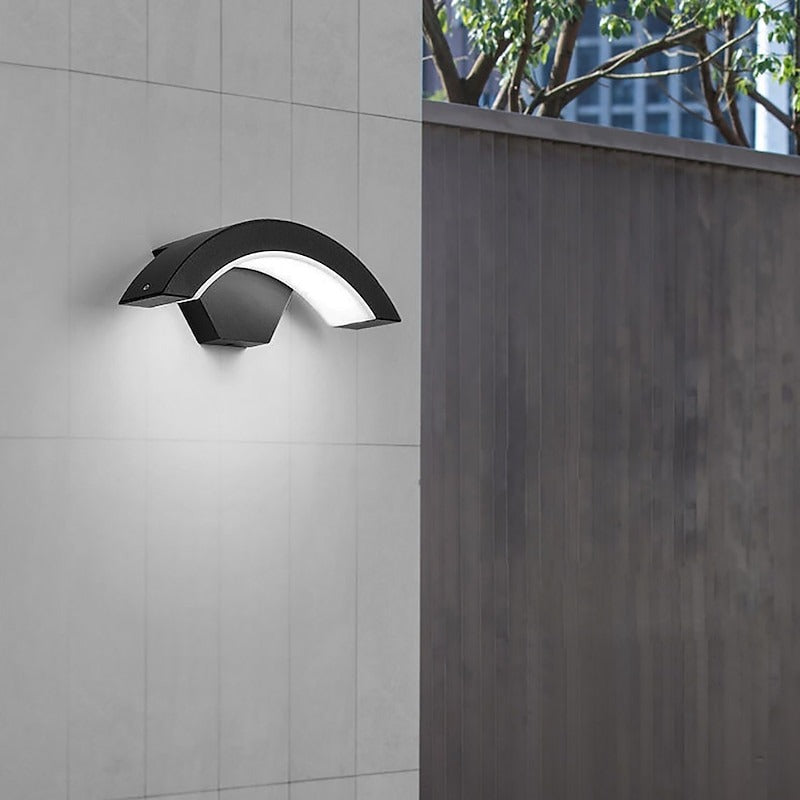 Lámpara de Pared Exterior Moderna | Luminaria LED Impermeable IP65
