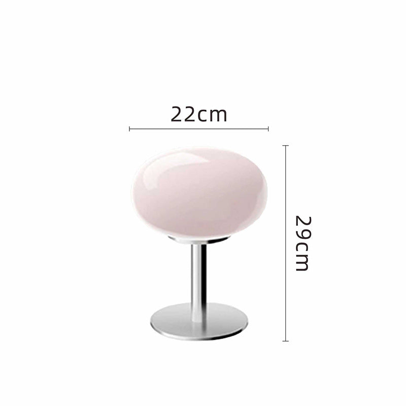 Lámpara de mesa de vidrio de diseñador italiano | Luz de acento moderna con estilo retro