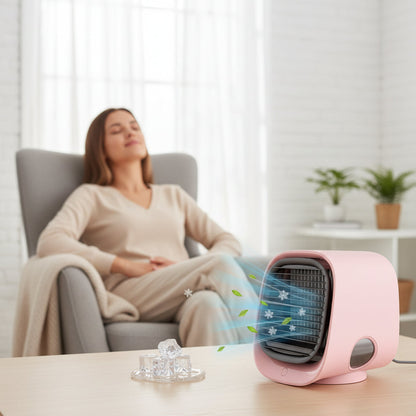 Aire Acondicionado Personal Portátil Ventilador Mini USB de Enfriamiento