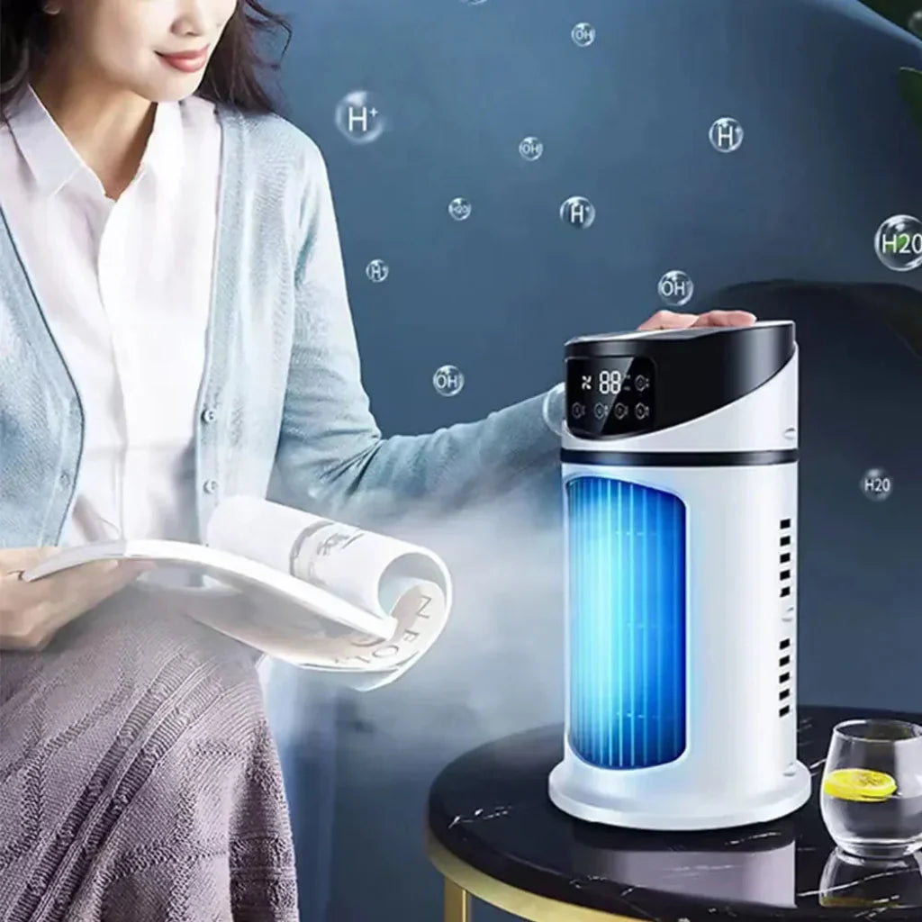 Aire Acondicionado Portátil Ventilador Enfriador Evaporativo Compacto