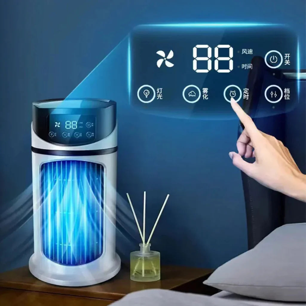 Aire Acondicionado Portátil Ventilador Enfriador Evaporativo Compacto