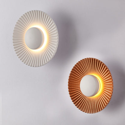 Lámpara de Pared Hasna SunRay | Diseño Solar Metálico Moderno