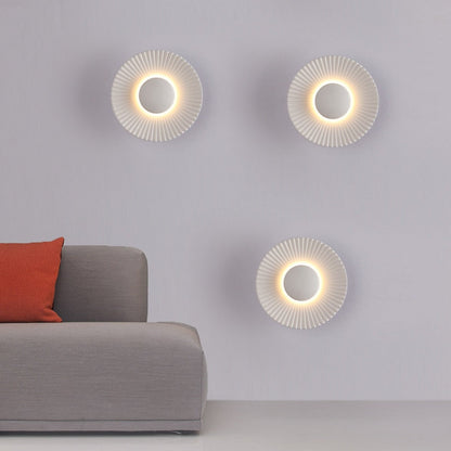 Lámpara de Pared Hasna SunRay | Diseño Solar Metálico Moderno