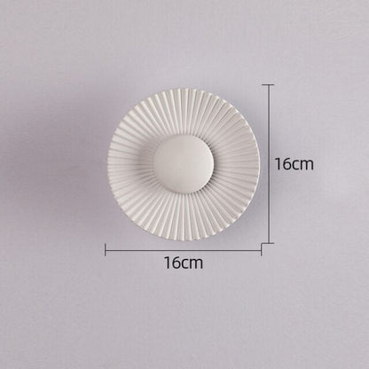 Lámpara de Pared Hasna SunRay | Diseño Solar Metálico Moderno