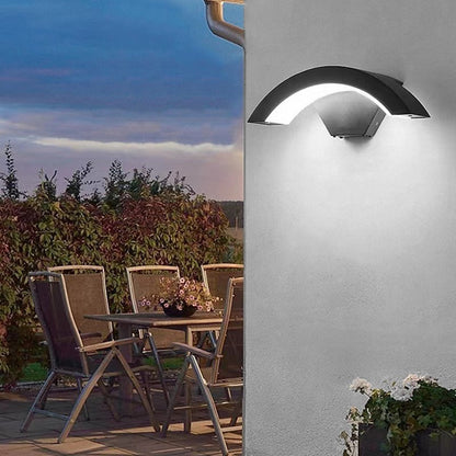 Lámpara de Pared Exterior Moderna | Luminaria LED Impermeable IP65